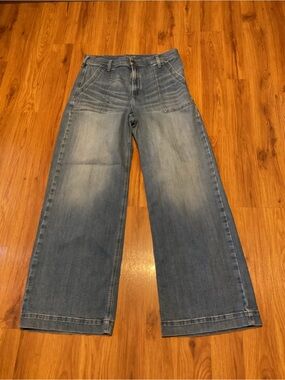 Women’s Ariat Wide Leg Jeans Denim Ultra High Rise Jeans Size 34R 34 R